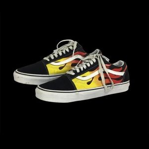 Vans Old Skool Flame Skate Sneakers Men’s SZ 9.5